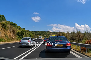 Σοκ στον ΒΟΑΚ: Οδηγός ΙΧ παραβίασε διπλή διαχωριστική κάνοντας προσπέραση – Τελευταία στιγμή αποφεύχθηκε τραγωδία (video)